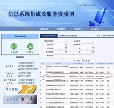 中天信榮獲信息系統(tǒng)集成及服務(wù)二級資質(zhì)，助力行業(yè)數(shù)字化轉(zhuǎn)型